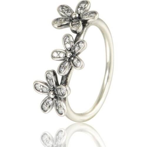New European Rings 925 Sterling Silver Wedding Ring With Crystal Compatible Jewelry Fits European Brand Jewelry RIP150