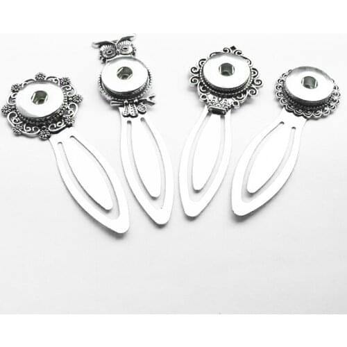 NEW OWL Bookmarks Vintage 18mm snap button jewelry SJ001 bobosgirl