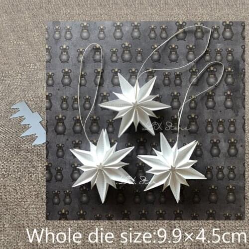 New Design Craft Metal Cutting Die die cuts Folding star flower decoration scrapbook Album Paper Card Craft Embossing die cuts