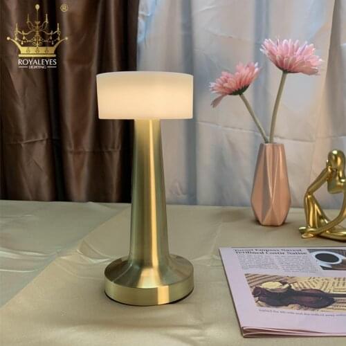 Retro Bar Table Lamp Touch Sensor Vintage LED Bedside Night Lights Coffee Restaurant Stand Lighting Home Nordic Desktop Decor