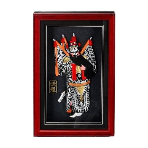 Decoration Arts crafts girl gifts get married Ma Chao three people Peking Opera picture frame China wind small gift office wall