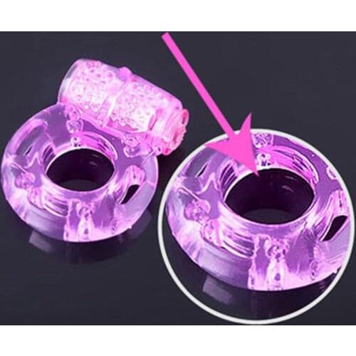 Sex Toy Crystal Butterfly Vibration Ring Electronic Vibration Ring Male Ring Lock Fine Ring Sun Ring Adult chastity belt cbt