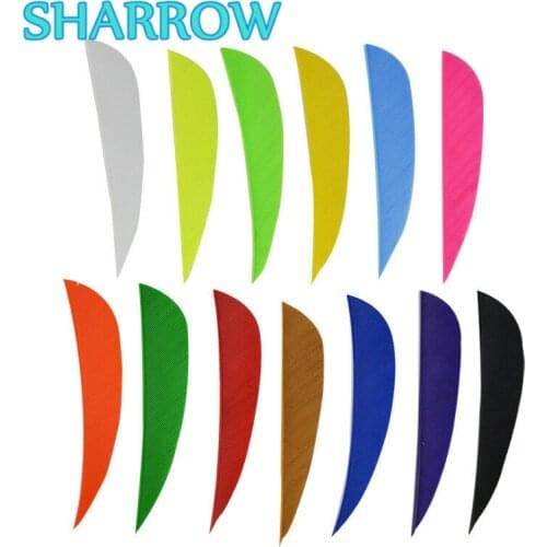 100pcs Archery Arrow Feathers 3" Turkey Fletches Fletching Natural Right Wings Arrow DIY Tools For Shooting Training Accessories