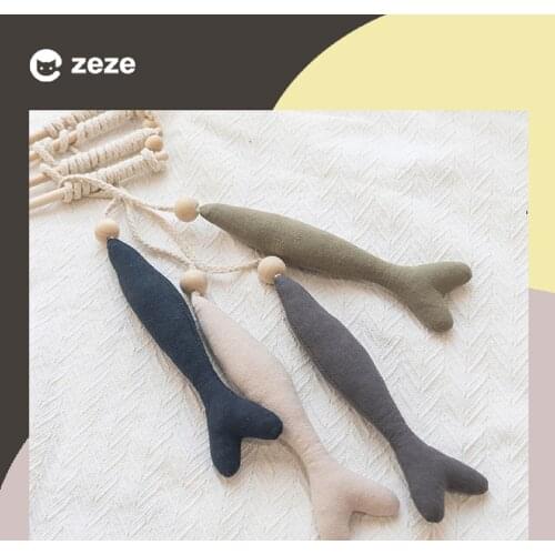 Fishing rod funny cat stick catnip simulation fish bite-resistant molar self hi toy supplies