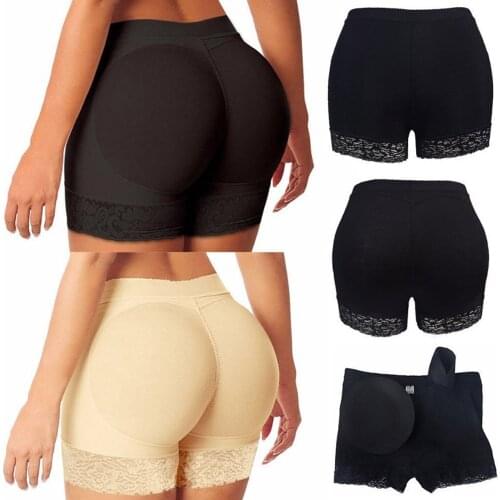 S-3XL Women Padded Butt Lifter Panty Body Shaper Fake Hip Shapwear Underwear Briefs Plus Size Shaper shaper panty