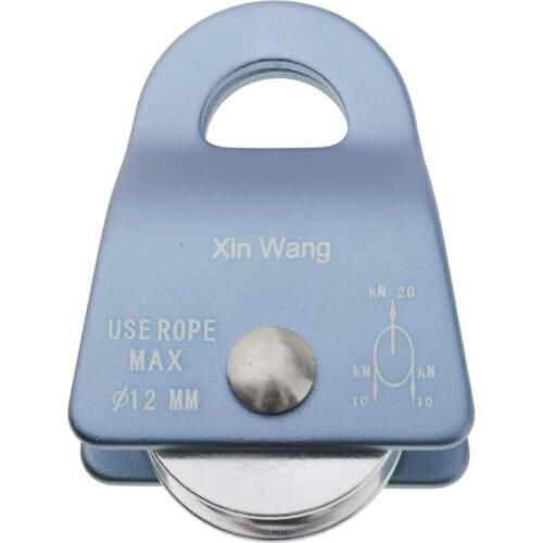 20KN Single Pulley fr Hauling System Climbing Dragging Arborist Climbing Accessories