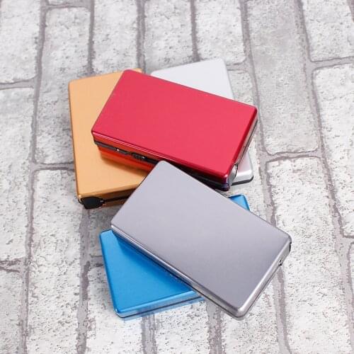 Aluminum Moisture-proof Smoking 10Pcs Cigarette Box Case Cigar Tobacco Holder Pocket Box Storage Container Best Gift for Smoker