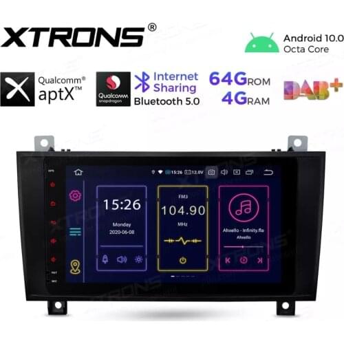 8" Android 10.0 OS Car Multimedia GPS Radio System for Mercedes-Benz SLK-Class R171 2004-2011 with Multi-Window View Support