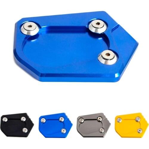 CNC Side Kickstand Stand Extension Plate For BMW R1200R 06-14 R1200RT 05-13 R1200ST 03-07 R900 RT 2009 2010 R nineT 2014 2015