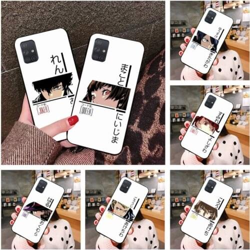 Persona 5 Joker Queen Phone Case For Samsung Galaxy A52 A21S A02S A12 A31 A81 A10 A30 A32 A50 A80 A71 A51 5G