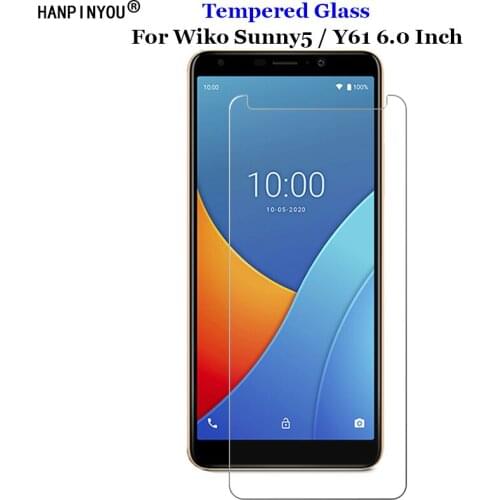 For Wiko Sunny5 Sunny 5 Tempered Glass 9H 2.5D Premium Screen Protector Film For Wiko Y61 6.0"