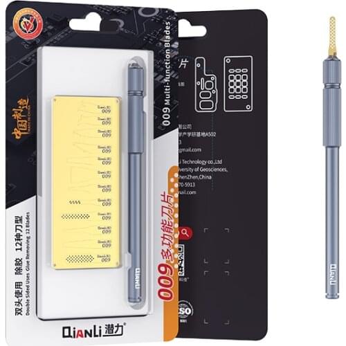 Glue Removl Tool With Cold Blade And Thin Blade Tech Processors knifes For iPhone CPU Mainboard IC Chip Side Glue Cleaner Set
