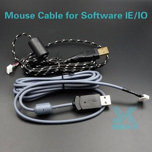 Mouse Cable For Microsoft IO1.1 IE3.0 Red Shark Mouse Repair Cable Replacement wire Send Foot Paste skates