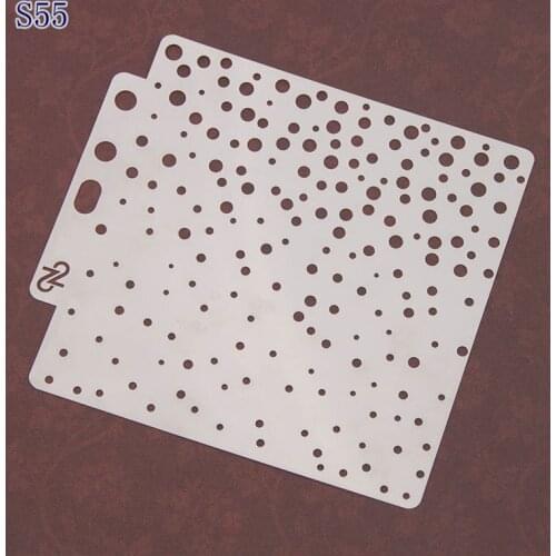 Round dot Layering Stencils for Diy scrapbook/photo album Decorative Embossing coloring,painting stencil,home decor