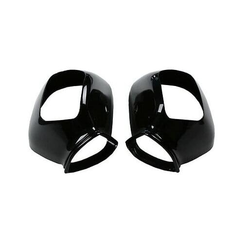 Motorcycle Black Righ/Leftt Side Rear Mirrors Case Cover For Honda GOLDWING GL1800 2001-2017