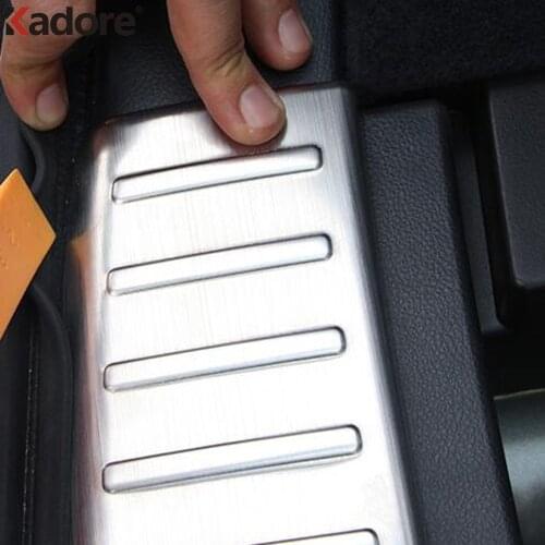 Rear Trunk Bumper Cover Trim For Subaru XV Impreza 2012 2013 2014 2015 5door Hatchback Stainless Steel Tailgate Door Sill Plate