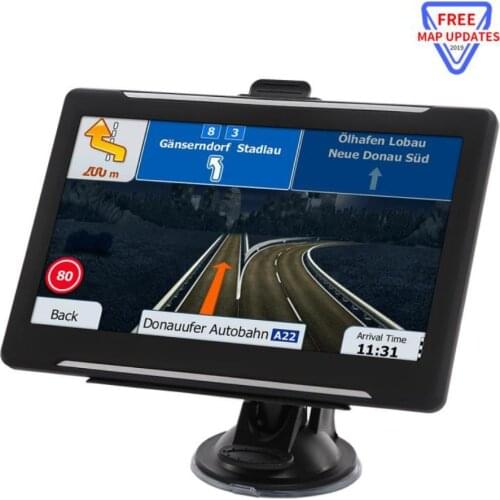 7 " Inch Touch Car Truck Navigators GPS Navigation Sat Nav 256/8GB Free Maps Vehicle GPS