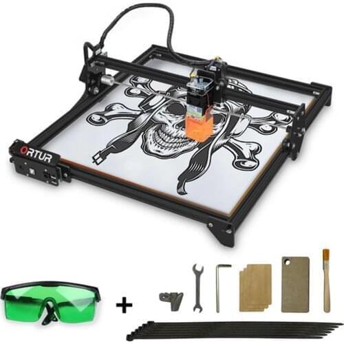 2021 New Fixed Focus 20W 15W Ortur Laser Master 2 Powerful Laser Engraving Machine Engraver Cutter DIY Logo Mark Printer Cutter