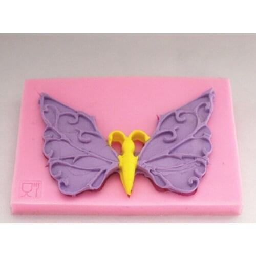 New Elegant Butterfly Fondant Mold Silicone Sugar Craft Molds Cake Decorating FM054