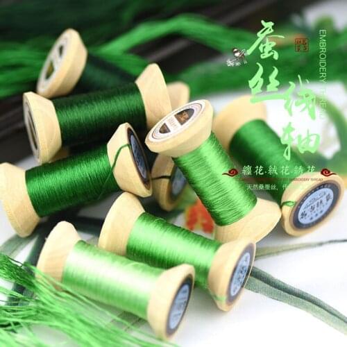 New Item Chinese 100% Silk Embroidery Thread Yarn embroidery floss for Sewing ArticleWooden packing