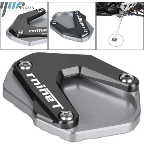 Custom made Motorcycle CNC Kickstand Foot Side Stand Extension Pad Support Plate Enlarge For BMW R nineT rninet 2014 2015 2016