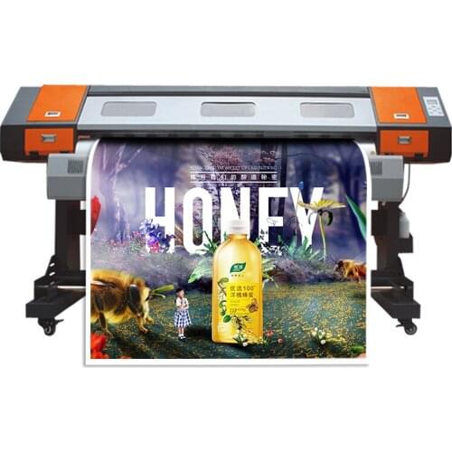 Billboard printing machine 6 feet CMYK free shipping inkjet printers 1.8m flex printing machine