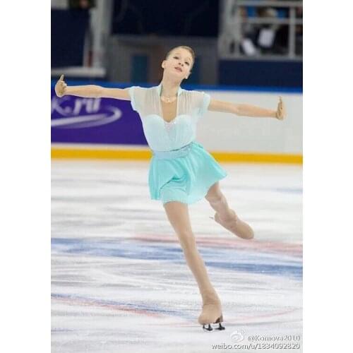 Dazzle dance dragonfly design custom figure skating dress skirt specials XF144 skating outfit gymnastics training performance