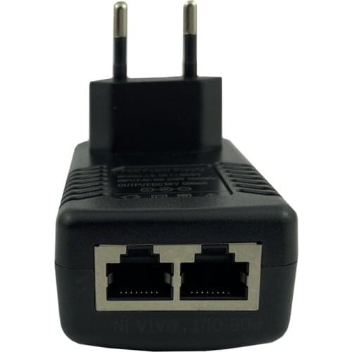 PoE Switch Power-Supply Charger Adapter-Injector Wall-Plug 52V 0.5A RJ45 US/EU Power Over Ethernet 10/100Mbps For IP Camera