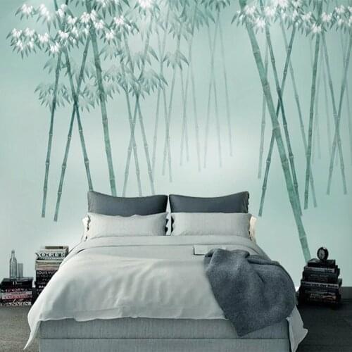 Custom Photo Wallpaper Chinese Style 3D Flower And Bird Bamboo Background Wall Mural Living Room Bedroom Study Papel De Parede