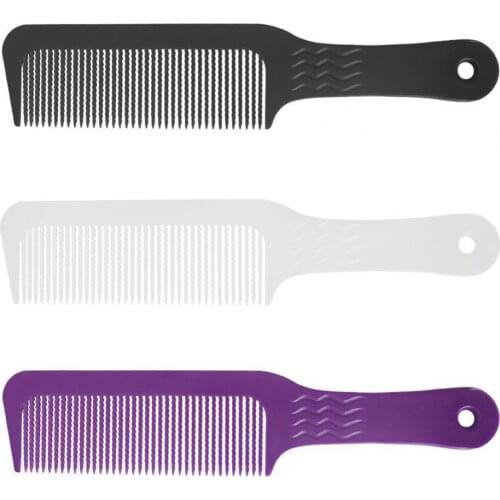 Professional Hair Comb Plastic Hair Cutting Styling Massage Comb High Temperature Resistance Lightweight Comb for Salon Bathroom