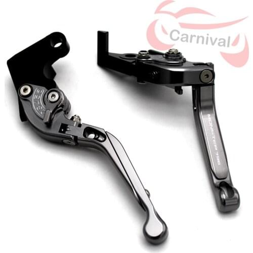 ForDucati 796 forMONSTER MONSTER796 2011-2014 adjustable folding extendable motorcycle brake red levers