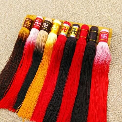Manual Color Gradient of Wanzi Spike DIY Accessories for Chinese Tassels