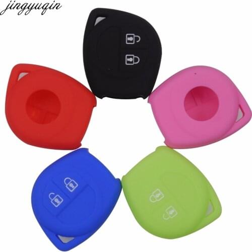 Jingyuqin Remote 2B Car Key Silicone Cover Skin Case Holder For Suzuki Swift Grand SX4 Liana Aerio Vitara GRAND VITARA ALTO