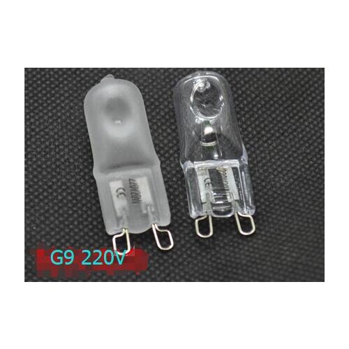 5pcs/lot Super Bright durable G9 220v Halogen Lamp Light Bulb 20w 40w 60w Halogen Warm White Indoor Clear Halogen bulb