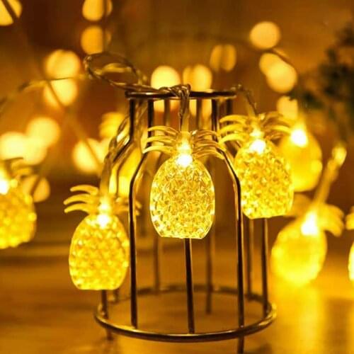 LED light string pineapple cartoon model RGB warm white USB DC5V battery box AA battery for Christmas birthday party new years