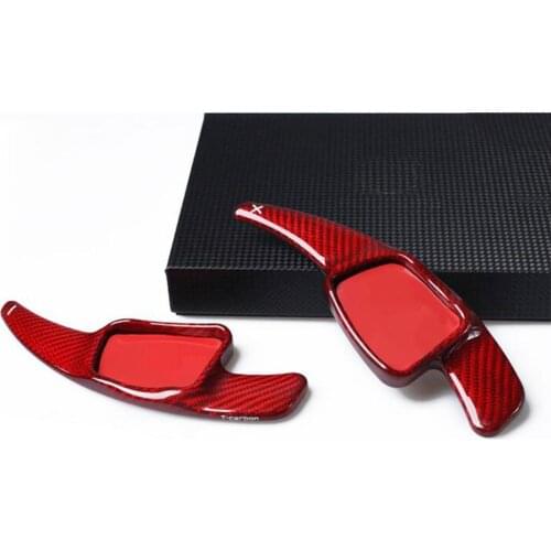 Carbon Fiber Steering Wheel Shift Gear Paddle Extension For Audi A3 A5 S3 S4 Q2 Q5 2017 & A4L Q7 TTS 2016-2017 & TT 2015-2017