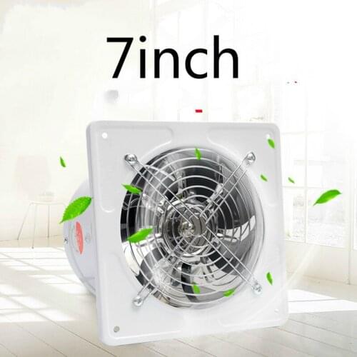 7 inch kitchen toilet exhaustfan louver 7" pipe exhaust fan air ventilation ceiling booster Blower metal exhauster 150mm