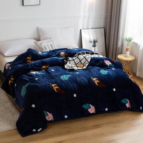 High quality soft thick sofa blanket cover decoration 200x230cm warm fleece sleeping travel blanket