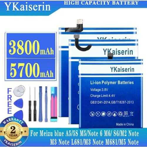 YKaiserin Meizu M6s Phone Batteries