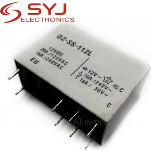 1pcs/lot OZ-SS-112L OZ SS 112L 12VDC 12V relay OZ-SS-112L1 16A In Stock In Stock