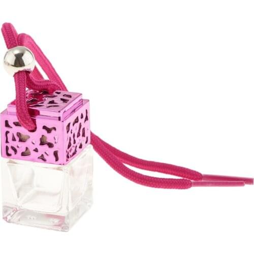 20x Car Perfume Bottle Car-styling Air Freshener for Essential Oils Perfume Pendant Hanging Glass Bottle Auto Ornament