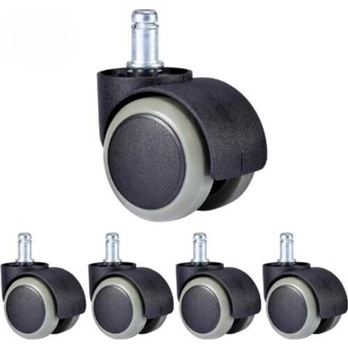 4PCS Universal Mute Caster 50KG Wheel 2" Replacement Office Chair Swivel Rollers 360 Degree Wheels Furniture Hardware WF