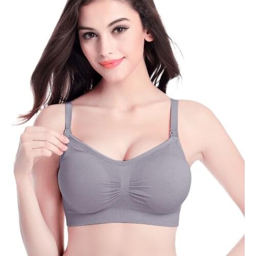 Maternity Intimates Breastfeeding Nursing Bra for Feeding Pregnant Women Seamless Wireless Sleep Bras soutien gorge allaitement