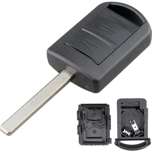2 Buttons Car Key Fob Case Shell Automobile Remote Cover Fit for Agila Meriva Opel Vauxhall Corsa 2000 ON 2002 ON Combo 2001 ON