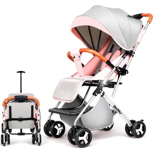 Baby Stroller Can Be Used As A Reclining, Light Folding, Ultra-light Baby Stroller and A Babys Umbrella Troll Ey for Newborns