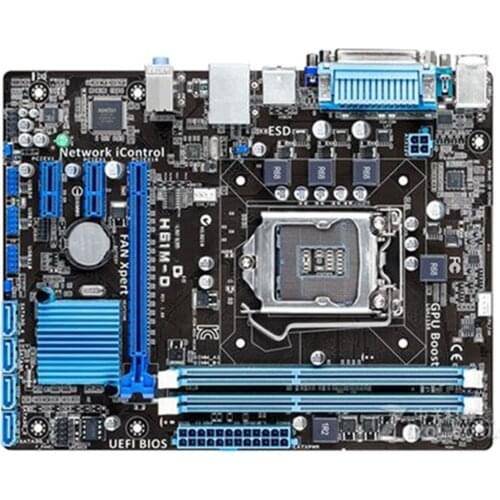 For Asus H61M-D Motherboard H61 Chip Support Socket LGA 1155 i3 i5 i7 DDR3 16G micro ATX