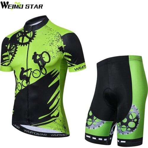 Gear Cycling Jersey Pro Team WEIMOSTAR Men cycling clothing maillot ciclismo Bike Jerseys Padded BIcycle Shorts cycling set