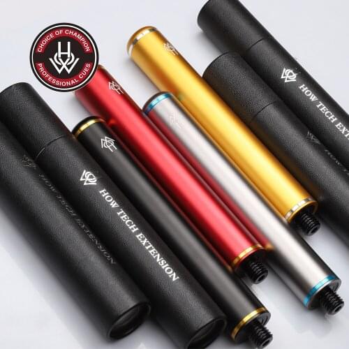 HOW CUE Official Store Pool Cue Extension How Cue Extended Black8 Cue Extension Aluminum Alloy Professional 112 Grams Ultralight