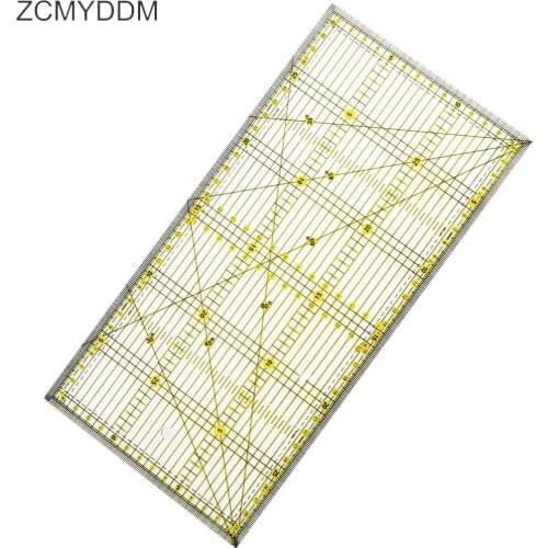ZCMYDDM 15*30CM Multi-Purpose Quilters Patchwork Ruler Grid Lines Ruler for Crafts Embroidery Template Cutting DIY Sewing Tools