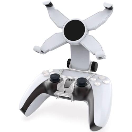 Mobile Phone Stand Mount Clip Clamp Bracket Holder For PS5 Playstation 5 Controller Adjustable Angle Stand Game Accessories